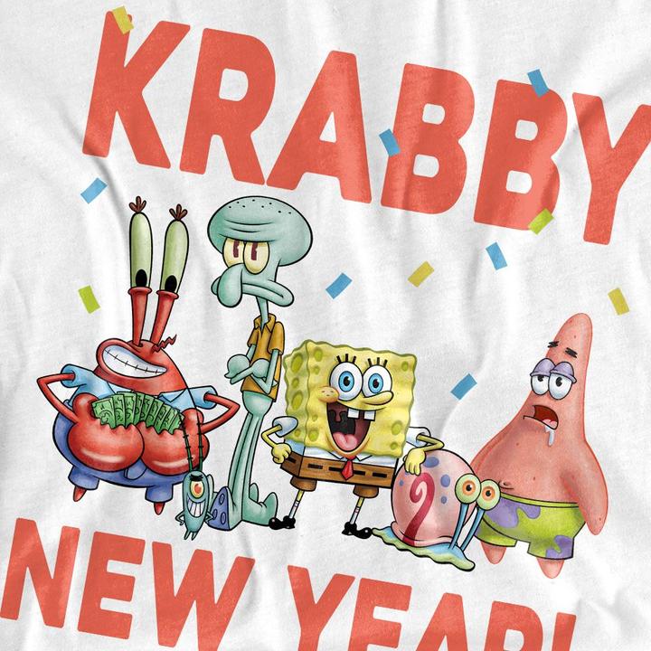 Produktbild Spongebob Squarepants Krabby New Year TShirt (4XL)