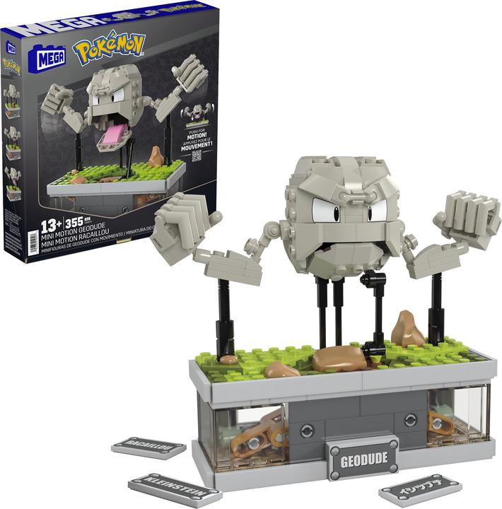 Produktbild MEGA Pokémon Mini Motion Kleinstein bewegliches Bauset (Multicolor)