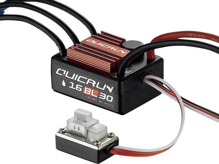 Produktbild Hobbywing QuicRun Regler 16BL30 Brushless 30A WP