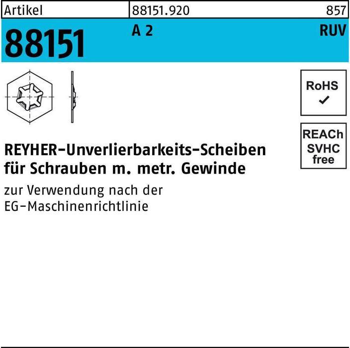 Produktbild Unverlierbarkeitsscheibe R 88151 M10 x 18 x 0,5 A 2