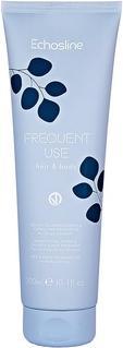 Image du produit Echosline Shampooing Corps et Cheveux d'Usage Fréquent Formule Végane pour Tous Types de Cheveux 300ml (300 ml, Shampoing liquide)
