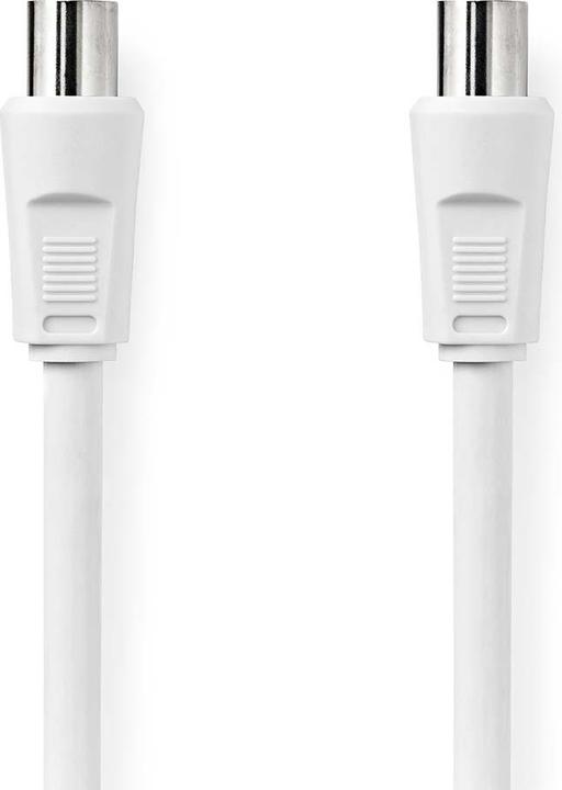 Produktbild Nedis Koaxial Kabel | IEC (Coax) Stecker | IEC (Coax) Buchse | Vernickelt | 90 dB | 75 Ohm | Doppelt (Antennenkabel)