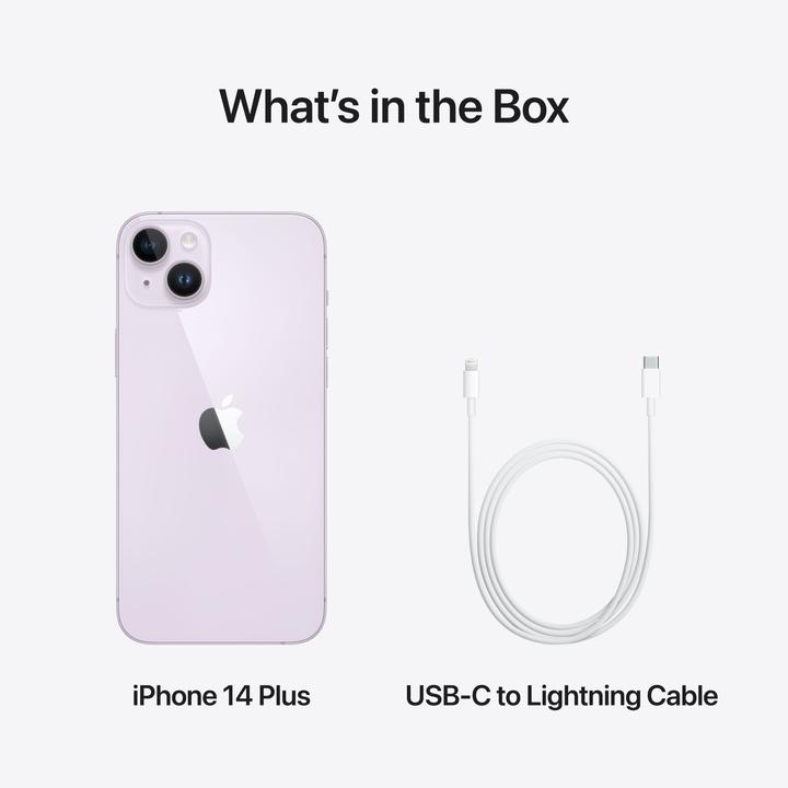 Image du produit Apple iPhone 14 Plus (512 Go, Purple, 6.70", SIM + eSIM, 12 Mpx, 5G)