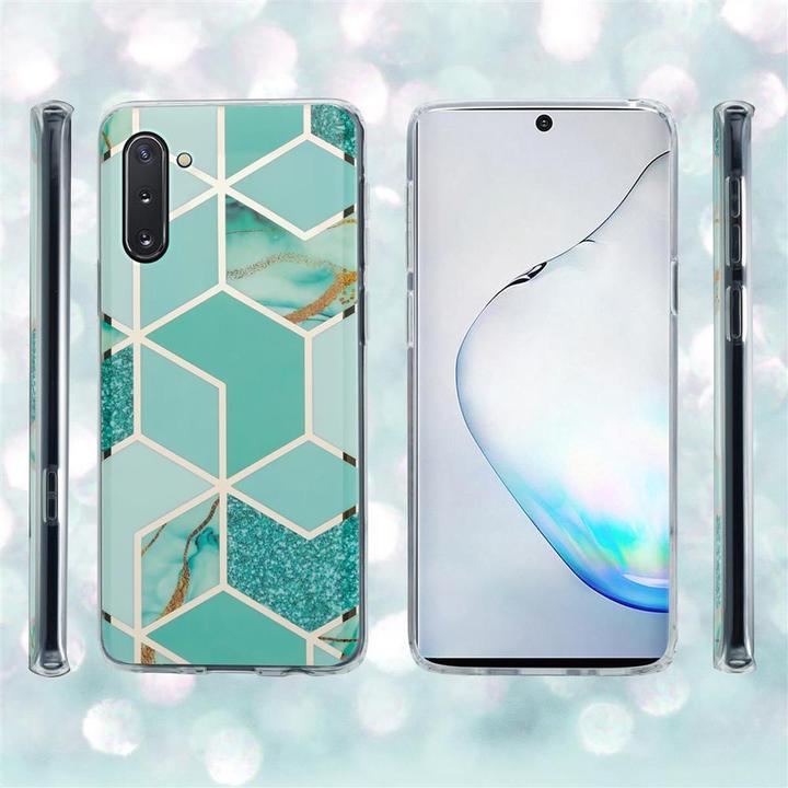 Produktbild Cadorabo IMD TPU Bunter Marmor Cover (Samsung Galaxy Note 10)