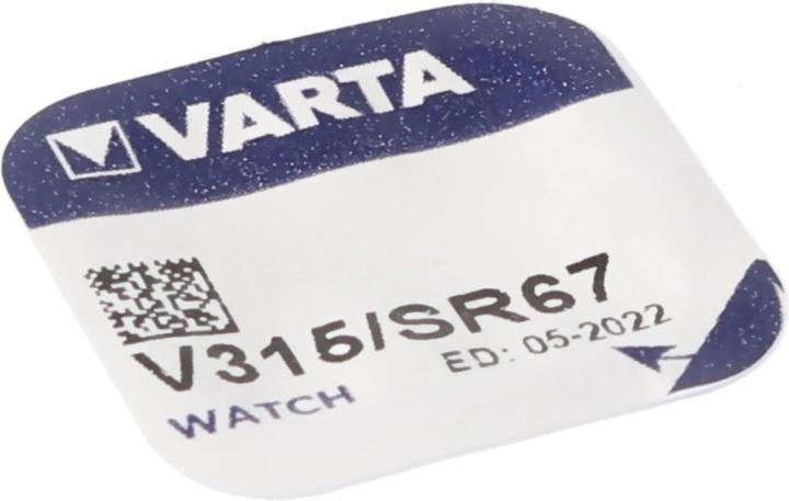 Produktbild Varta Watch V315 (10 Stk., SR67, 20 mAh)
