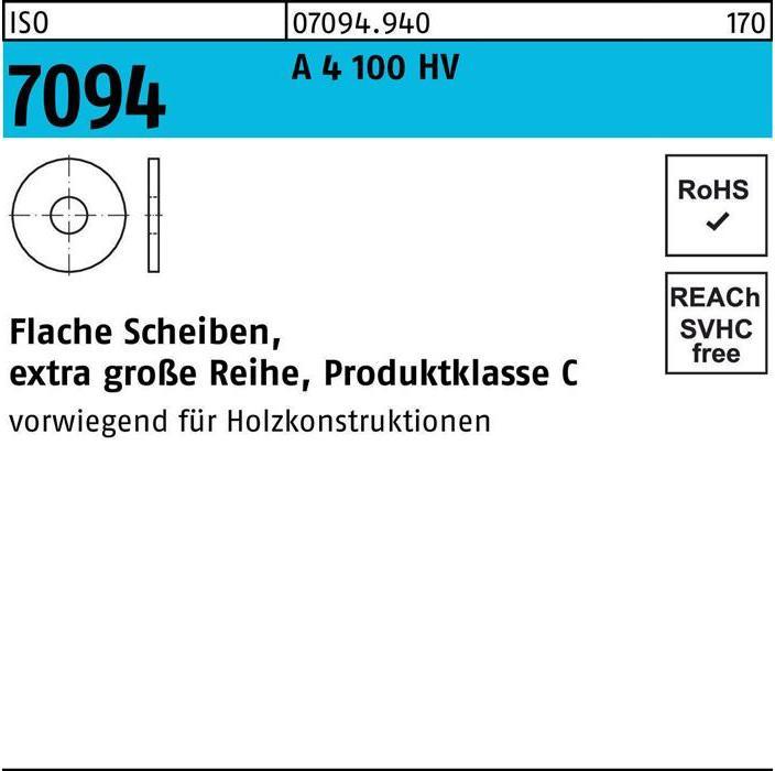 Actual product image Reyher Washer ISO 7094 10 A 4 100 HV