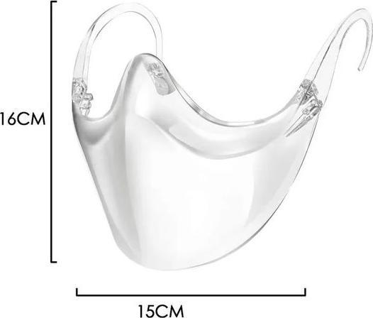 Produktbild Novidarte TECHNA Gesichtsschutzmaske | transparent (1 x)