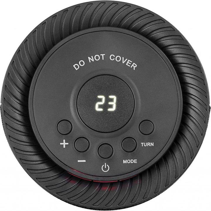 Immagine prodotto Carlo Milano Termoventilatore da tavolo in ceramica digitale con oscillazione (1200 W)