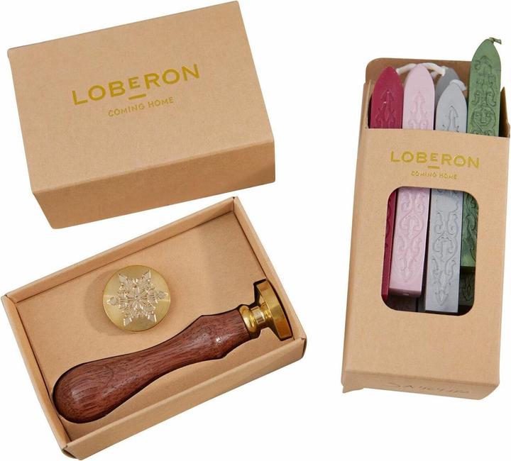 Actual product image Loberon Wax stamps and sealing wax Movique coloured