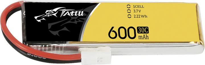Immagine prodotto Tattu Batteria RC LiPo 600 mAh 3,7 V 30C (3.70 V, 600 mAh)