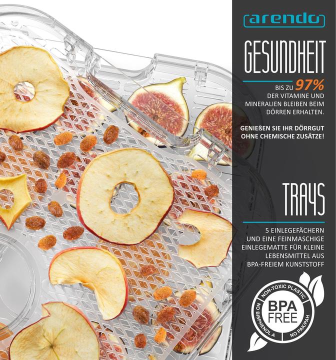 Image du produit Arendo Déshydrateur avec régulateur de température