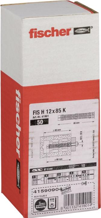 Produktbild Fischer Fixtainer sortiment - Power-Fast II BZP, L-Boxx Mini, kasse a 230stk. ass (50 Stk.)