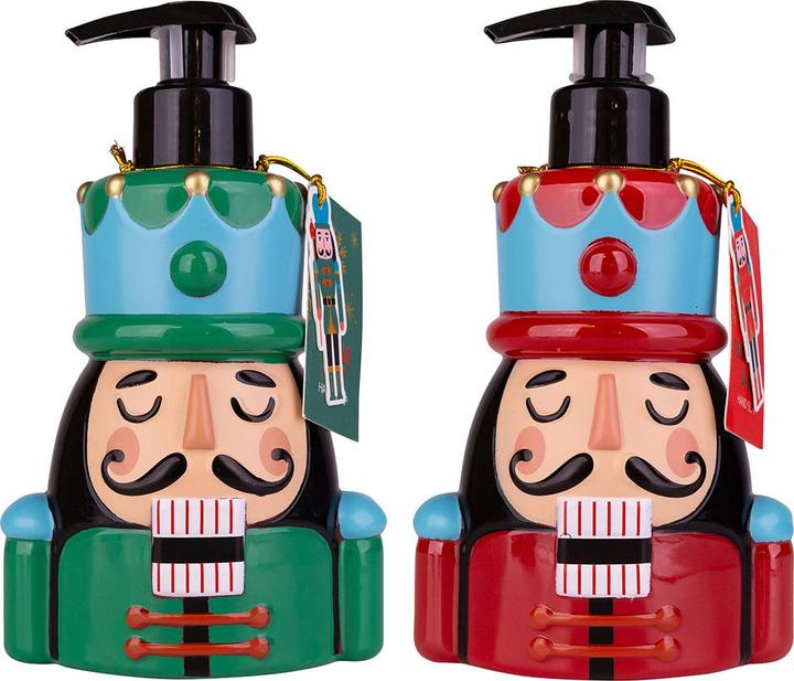 Actual product image Accentra Seifenspender mit Flüssigseife NUTCRACKER, Nussknacker (Liquid soap, 350 ml)