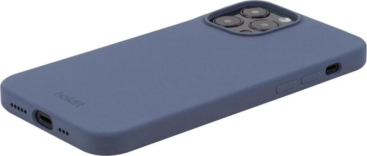 Productafbeelding Holdit Rug Cover Silicone iPhone 14 Pro Max Blauw (Apple iPhone 14 Pro Max)