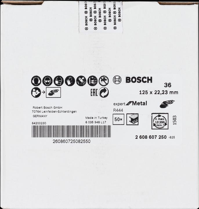 Produktbild Bosch Professional Zubehör Fiberschleifscheibe R444, Expert for Metal. Für kleine Winkelschleifer (36)