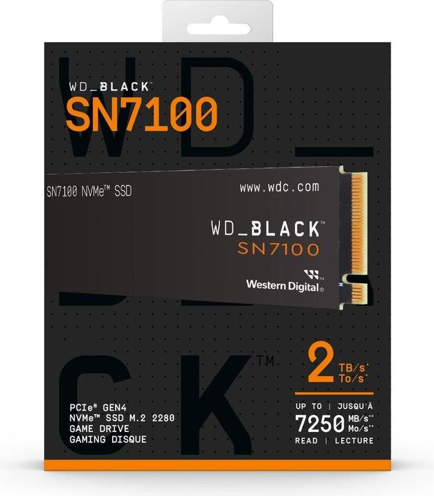 Produktbild WD Black SN7100 (2000 GB, M.2 2280)
