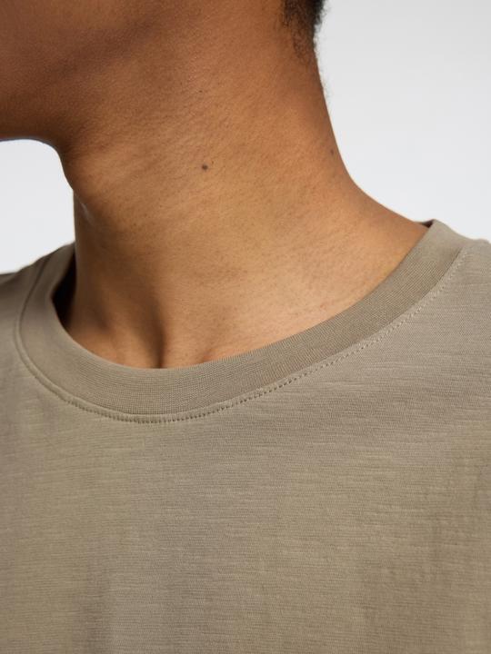 Image du produit Selected Homme T-shirt en coton filé flamme (S)