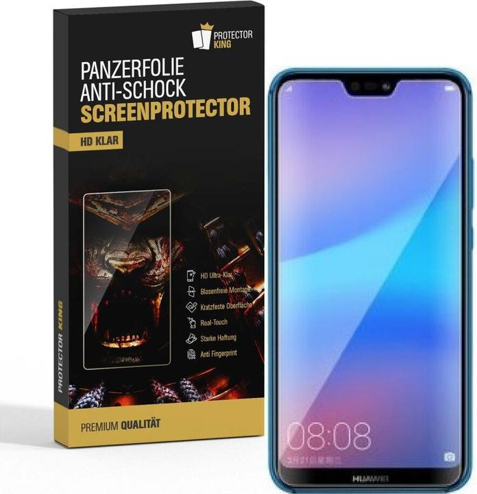Produktbild Protectorking 3x Panzerfolie Anti-Shock HD Klar (3 Stück, Huawei P20 Lite)
