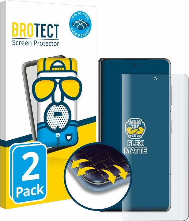 Produktbild BROTECT Fullscreen Schutzfolie Displayschutz Folie Matt Entspiegelungsfolie (2 Stück, Honor Magic 3)