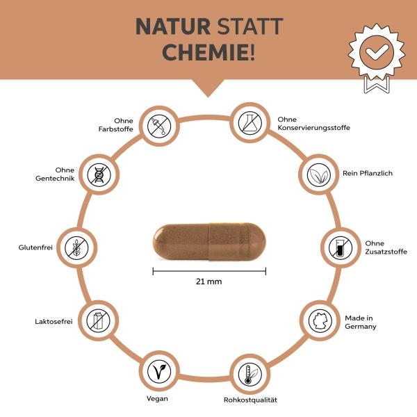 Immagine prodotto Eltabia Capsule di cannella biologica 200 (200 Pezzo/i, Pillole)