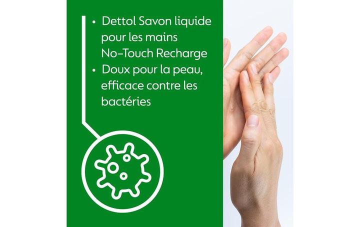 Actual product image Dettol No Touch (Liquid soap, refill, 250 ml)