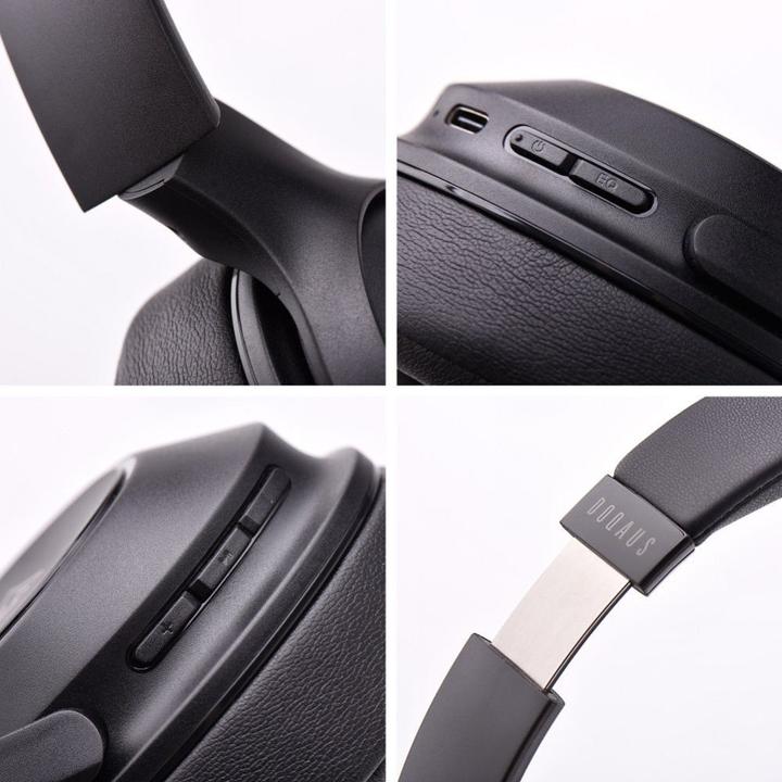 Actual product image Doqaus Wired headphones wireless headphones bluetooth FOCUS 5 black (70 h, Wireless)