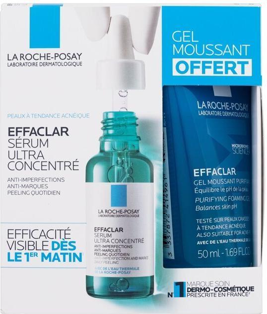 Produktbild La Roche Posay Effaclar Ultra Concentrated Serum 30 ml + Effaclar Purifying Foaming Gel 50 ml (30 ml)