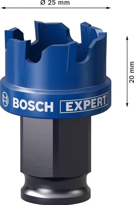 Actual product image Bosch Professional Zubehör Expert Sheet Metal hole saw, 27 x 40 mm (27 millimetres)