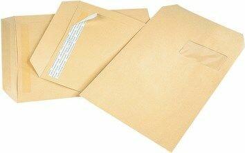 Produktbild GPV Versandtaschen, C4, 229 x 324 mm, braun, mit Fenster