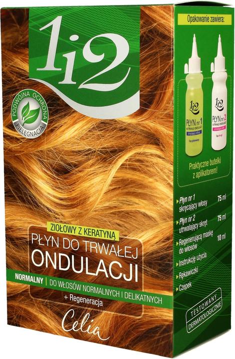 Celia Celiaset Herbal Permanent Wave Liquid With Keratin - 75ml Curling Liquid, 75ml Curl Fixing Liquid, 1 (75 ml)
