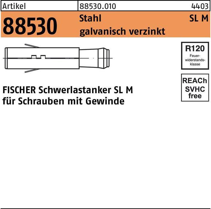 Produktbild Fischer Schwerlastanker SL M16 (10 Stk.)