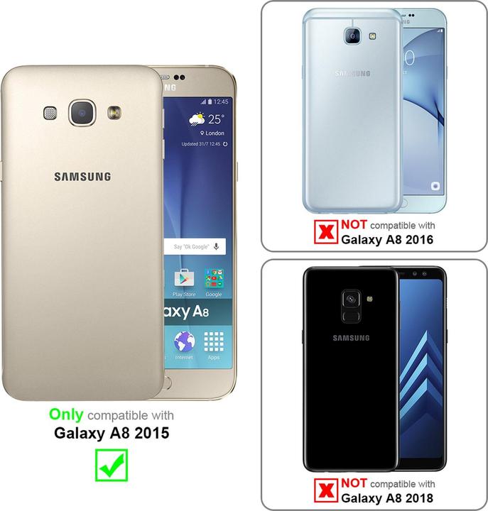 Productafbeelding Cadorabo TPU S-Line Cover (Samsung Galaxy A8 (2018))