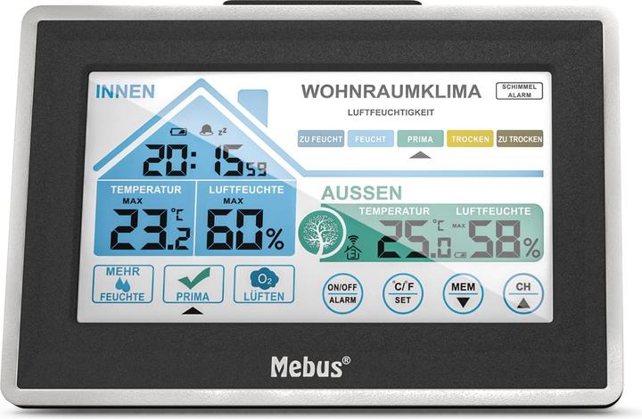 Actual product image Mebus 01026 Radio weather station