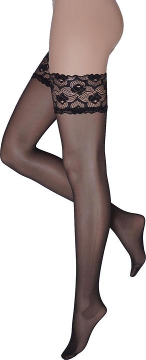 Image du produit Levee Satin Sheers 20 Bas autofixants, couleur 399 noir, taille 44-46 (20 DEN, 44 - 46)