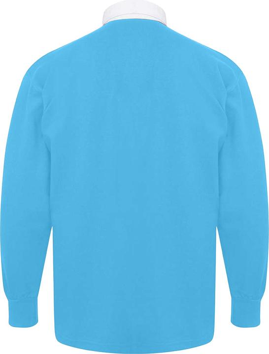 Actual product image Front Row Long Sleeve Classic Rugby Polo Shirt (3XL)