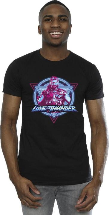 Immagine prodotto Thor Love And Thunder Neon Badge Maglietta Uomo (5XL)