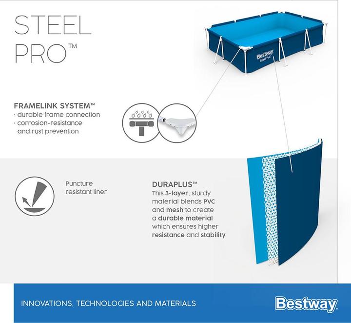 Produktbild Bestway Steel Pro Pool Set (300 x 201 x 66 cm)