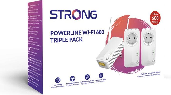 Immagine prodotto Strong Pacchetto triplo Powerline Wi-Fi 600 (600 Mbit/s)