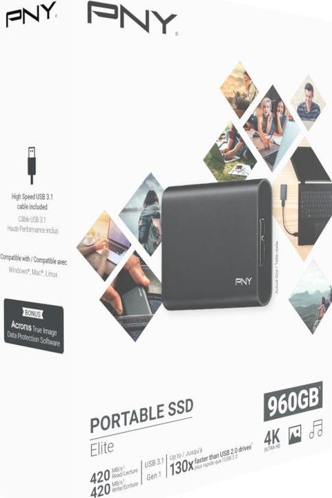 Actual product image PNY Elite (960 GB)
