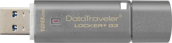 Immagine prodotto Kingston DataTraveler Locker+ G3 (128 GB, USB 3.1, USB-A)