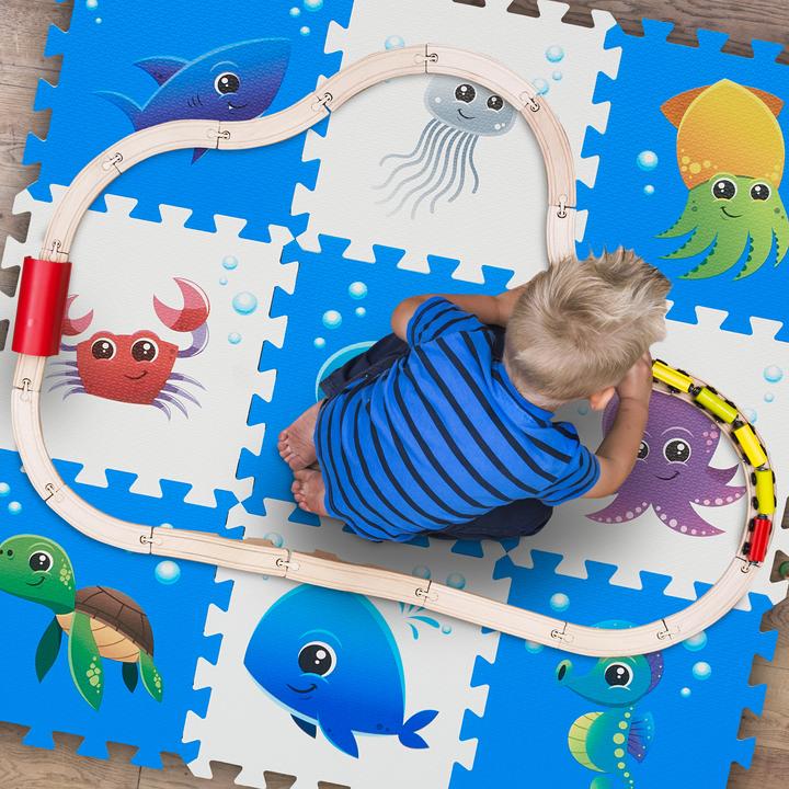 Actual product image Relaxdays 9x puzzle mat (86 x 86 x 1 cm)