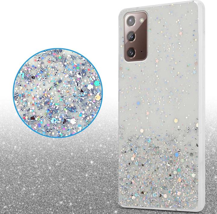 Actual product image Cadorabo TPU cover with glitter for Samsung Galaxy NOTE 20 (Samsung Galaxy Note 20)