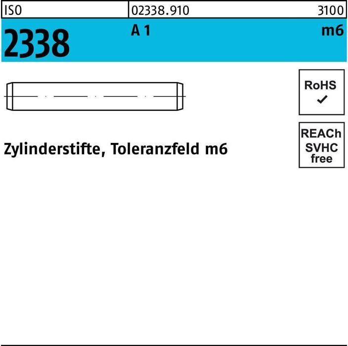 Produktbild Zylinderstift ISO 2338 16 m6 x 70 A 1 ISO 2338
