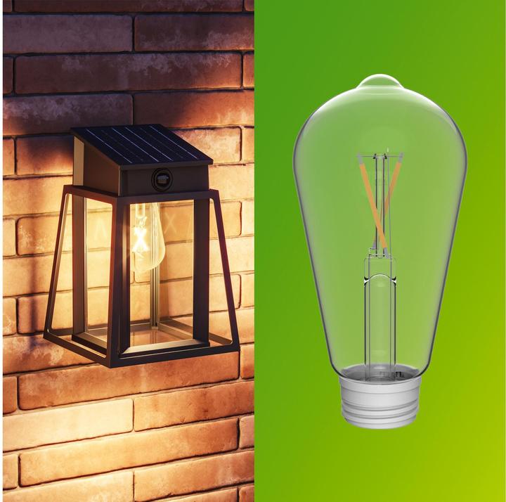 Immagine prodotto Philips Lighting Lysin 929004632801 Solar-Aussenwandleuchte 3.2 W Warmweiss Schw (470 lm, IP44)