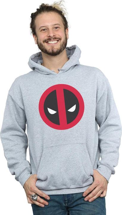 Actual product image Mens Deadpool Large Clean Logo Hoodie (XXL)