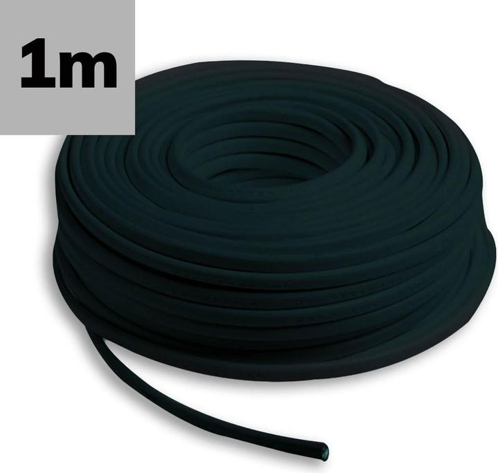 Produktbild Isoled Kabel PUR ummantelt schwarz, 2x0,5mm2 LI12Y11Y, Meterware