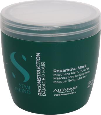 Alfaparf Milano Semi Di Lino Rekonstruktion Reparative Maske 500ml (500 ml)