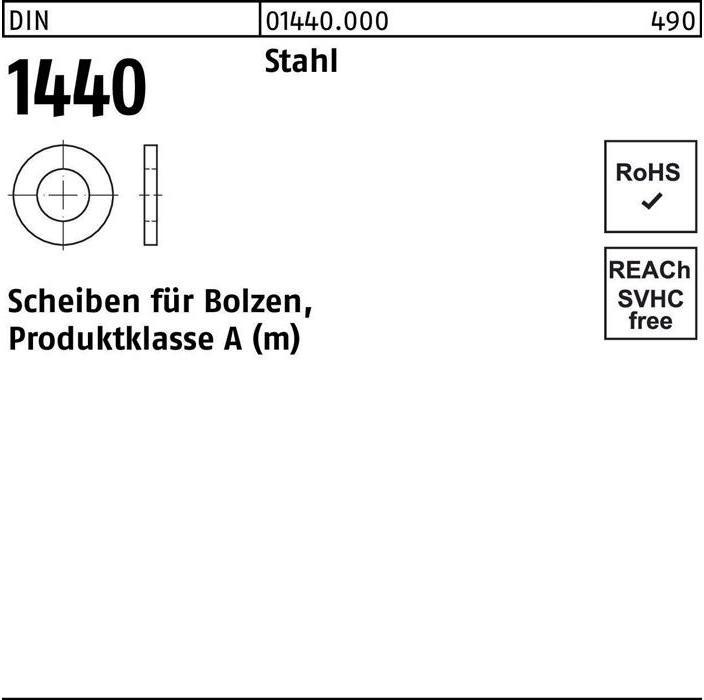 Actual product image Reyher Flat washer DIN 1440 f.Bolzen