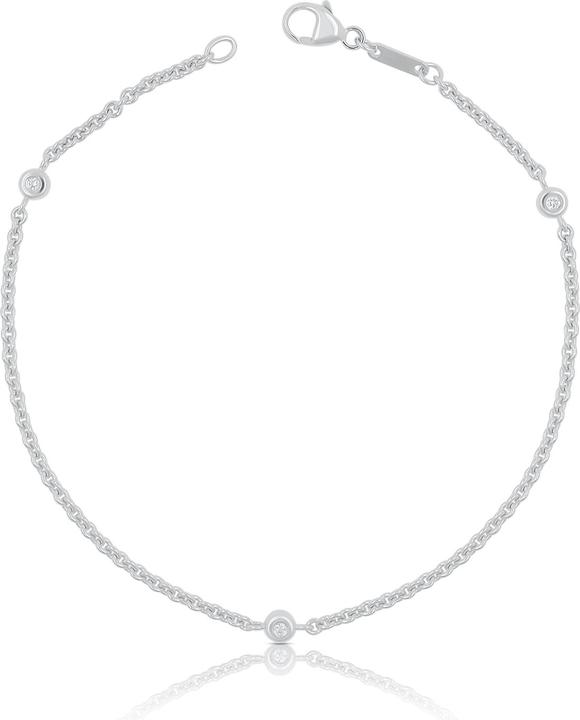 Image du produit Muau Ancrage rond (19 cm, Or blanc 750/18K)