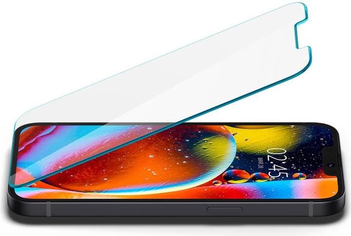 Actual product image Spigen Glas.tR EZ Fit (2 Piece, Apple iPhone 13, Apple iPhone 13 Pro)